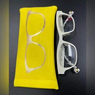 Etnia Barcelona Agra White Eyeglasses Women’s Glasses Frames 3