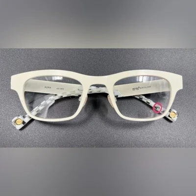 Etnia Barcelona Agra White Eyeglasses Women’s Glasses Frames 4