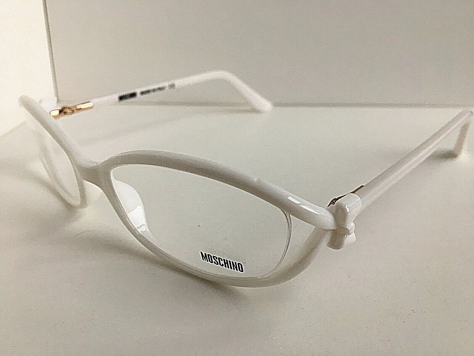 New MOSCHINO MO 101-02 W03 51mm White Women 3